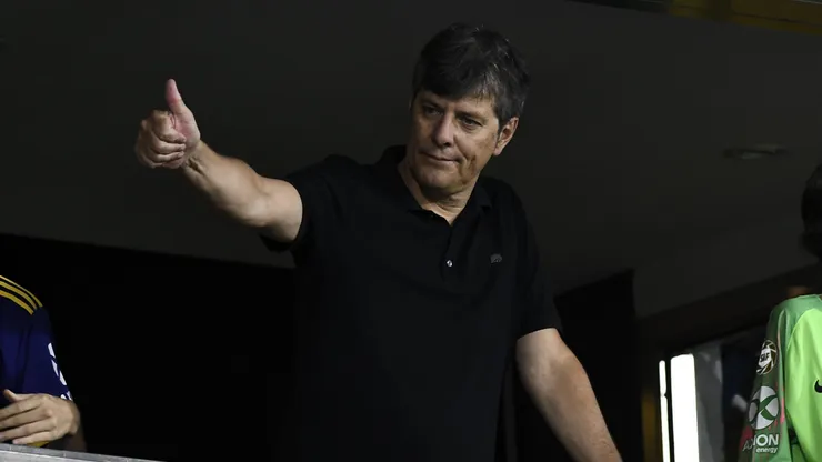 Mario Pergolini cuando aún era vicepresidente de Boca