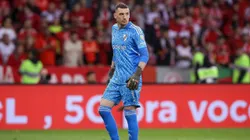 Franco Armani podría haber hecho algo más ante Talleres.