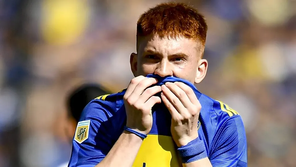 Valentín Barco, la gran joya de Boca que podría irse en 2024. (Getty Images)