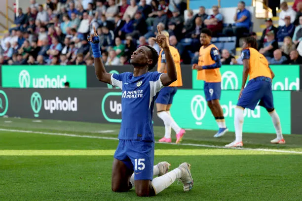 Nicolas Jackson convirtió apenas tres goles oficiales con el Chelsea (Photo by Matt McNulty/Getty Images)