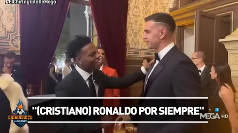 Encuentro entre Dibu Martínez y IShowSpeed.