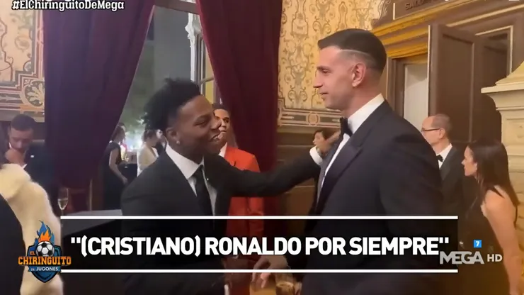 Encuentro entre Dibu Martínez y IShowSpeed.