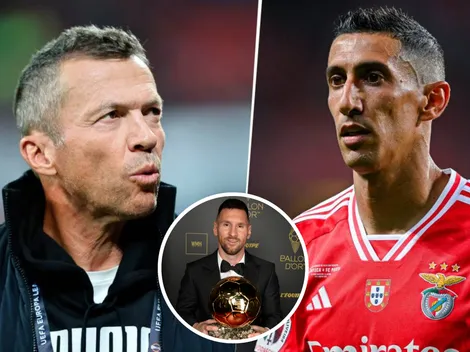 Di María saltó por Leo contra Matthäus