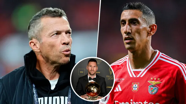 Ángel Di María mandó a llorar a otro lado a Lothar Matthaus por sus críticas al Balón de Oro que recibió Lionel Messi. Getty Images.