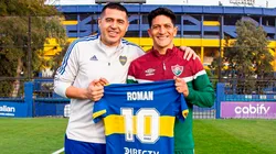 Cano con Riquelme en el Complejo Pedro Pompilio