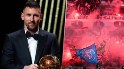 El PSG esperaba que Lionel Messi lo mencionara en su discurso en la ceremonia del Balón de Oro 2023. Getty Images.