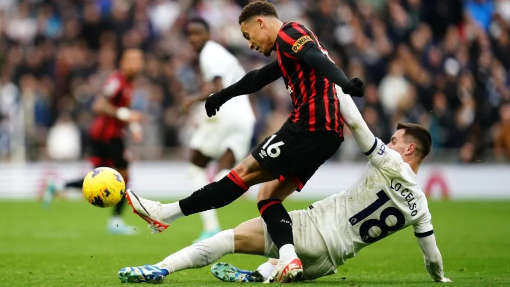 Lo Celso fue figura en el triunfo de Tottenham ante Bournemouth (IMAGO / PA Images).