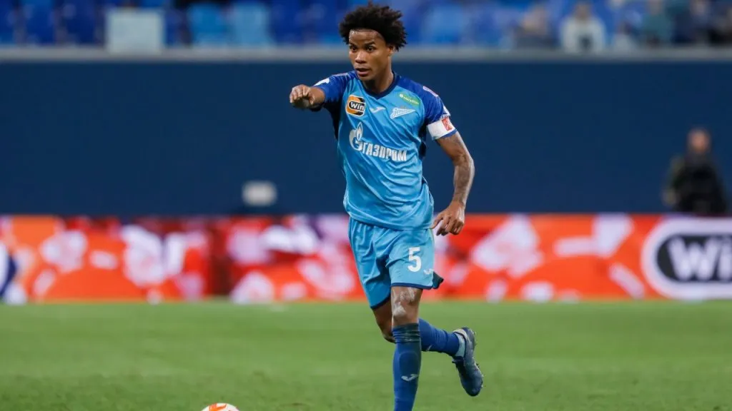 Wilmar Barrios, siendo capitán en uno de los últimos partidos del Zenit en este 2023 (IMAGO / NurPhoto).