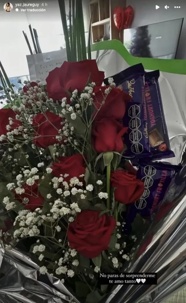 Lindo gesto del Colo Barco con su pareja.