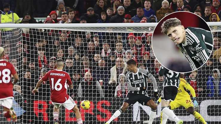 Asistencia de Montiel y gol de Nico Domínguez: Nottingham Forest doblega al Manchester United de Garnacho