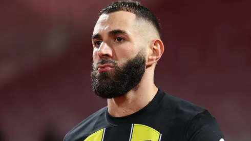 Karim Benzema faltó a la primera práctica de Al Ittihad en enero.