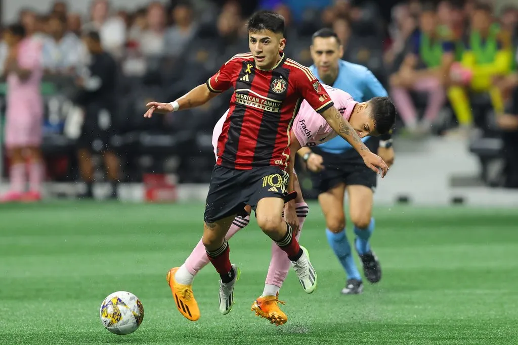Thiago Almada con la camiseta de Atlanta United. (Getty Images)