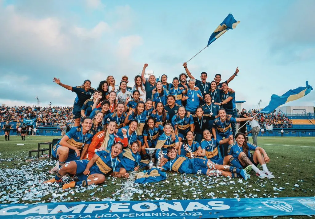Boca fue campeón dos veces en este 2023. Fota Boca Fem.