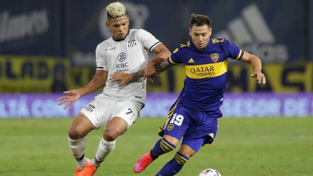 Valoyes le marcó dos goles en los ocho partidos que enfrentó a Boca con Talleres (Getty Images).