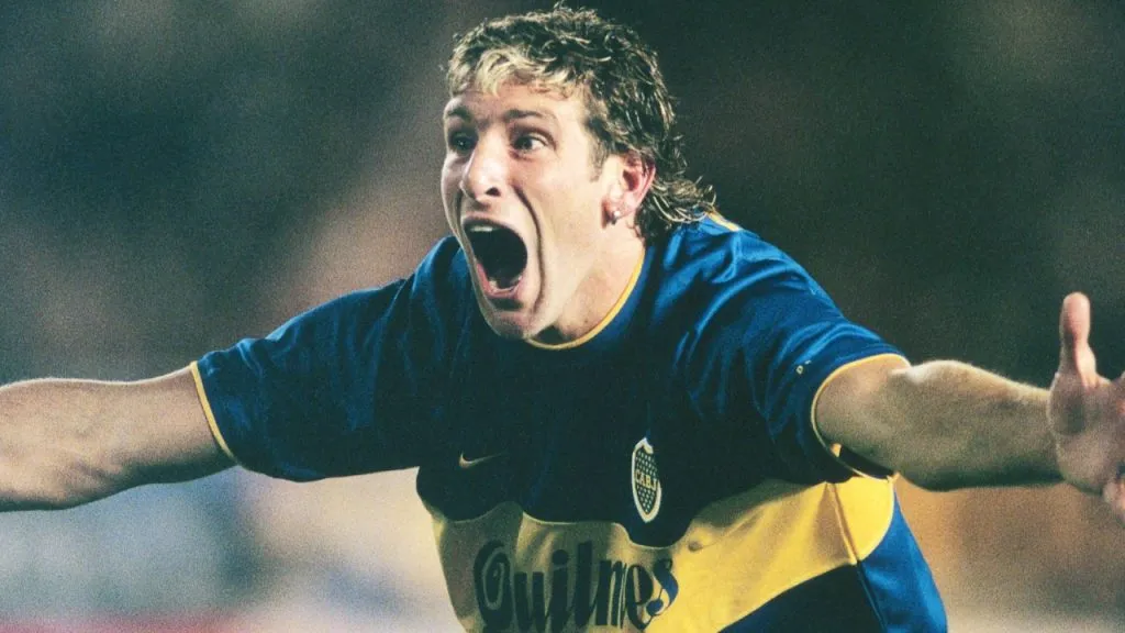 El grito de gol de Palermo durante la Copa Intercontinental del 2000 (IMAGO / AFLOSPORT).