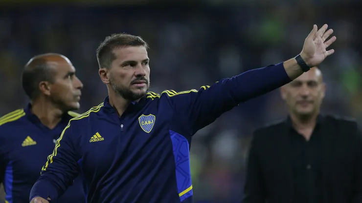 Herrón, el DT de la Reserva de Boca.