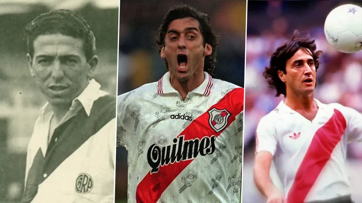 Labruna, Francescoli y Alonso integran el ranking.
