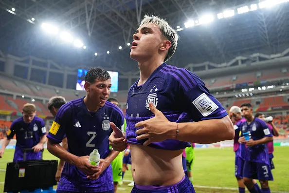 Santi López fue una de las figuras destacadas de la Selección Argentina en el Mundial Sub 17.