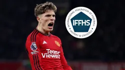 Alejandro Garnacho quedó séptimo en el ranking de los mejores jugadores Sub 20 de 2023 elaborado por la IFFHS. Getty Images.