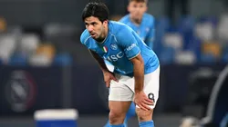 Giovanni Simeone podría dejar el Napoli para buscar más participación. Getty Images.