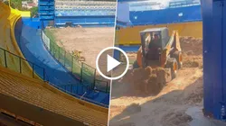 El asombroso estado de La Bombonera.