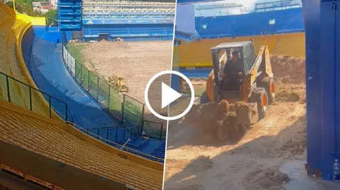 El asombroso estado de La Bombonera.