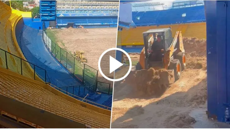 El asombroso estado de La Bombonera.
