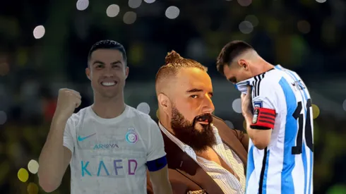 El periodista alzó la figura de Cristiano Ronaldo y lanzó una indirecta a Lionel Messi.