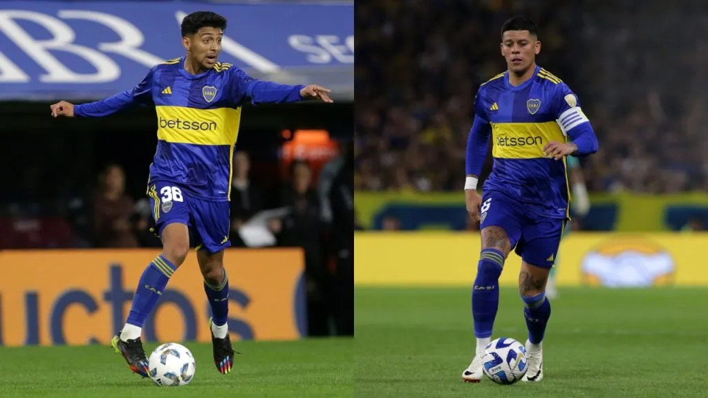 Cristian Medina y Marcos Rojo, Boca