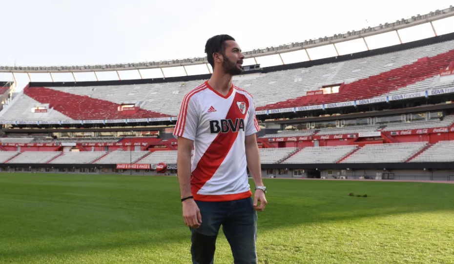 Marcelo Larrondo llegó a River a mediados de 2016. (Prensa River)