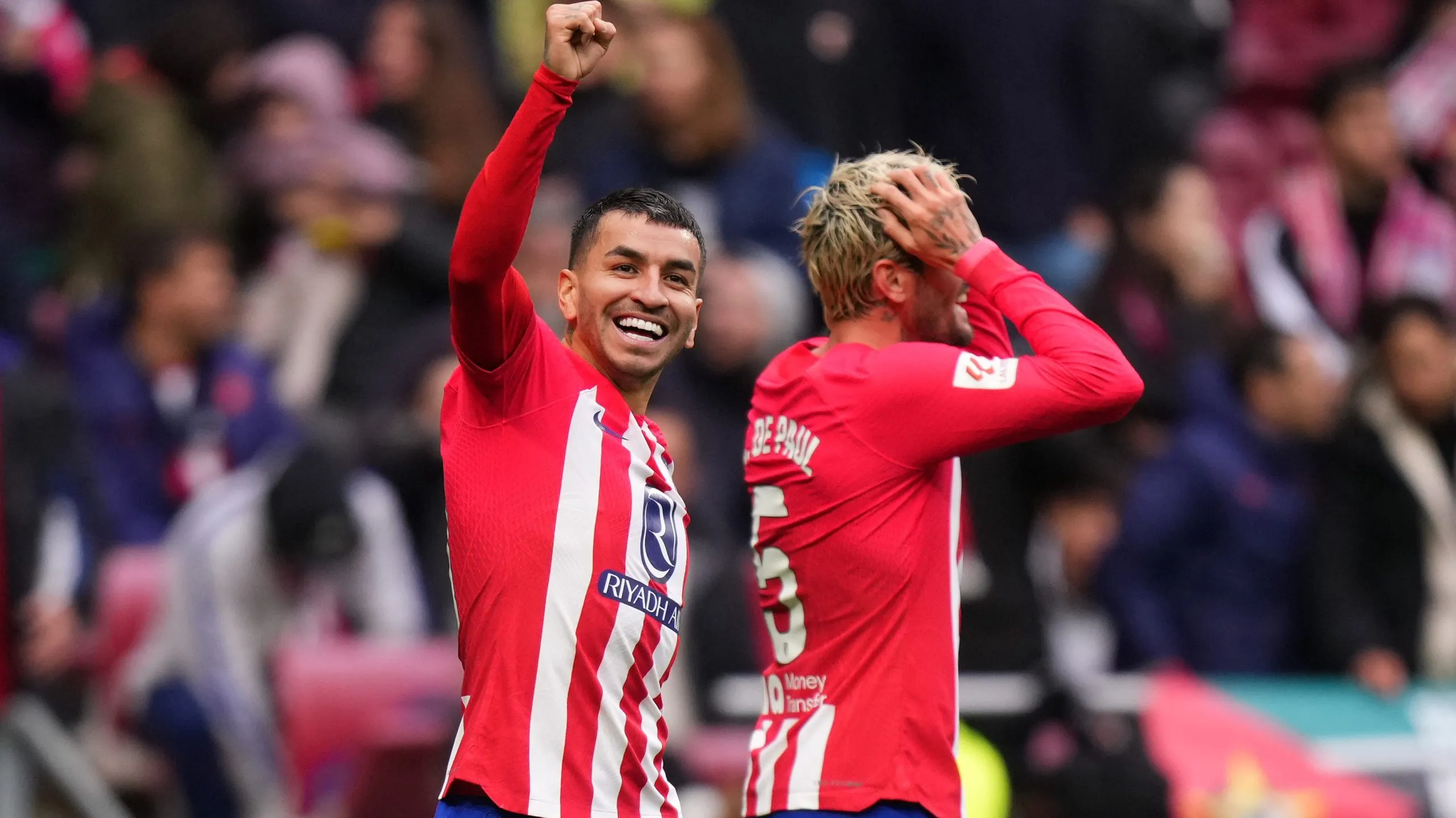 Ángel Correa acumula 394 partidos en el Atlético de Madrid. Getty Images.