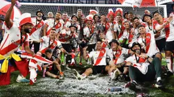 River celebra el Trofeo de Campeones.