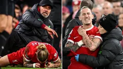 Jurgen Klopp le fracturó la clavícula a Kostas Tsimikas