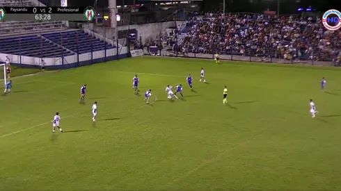 El delantero uruguayo marcó un golazo en un amistoso.