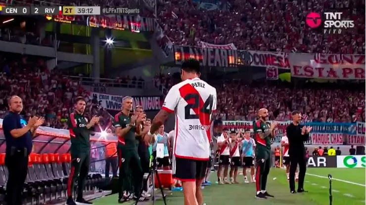 VIDEO | Polémico: Enzo Pérez no saludó a Demichelis en su último partido en River
