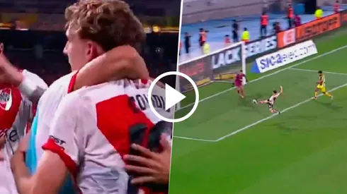 El festejo y el gol de Colidio.