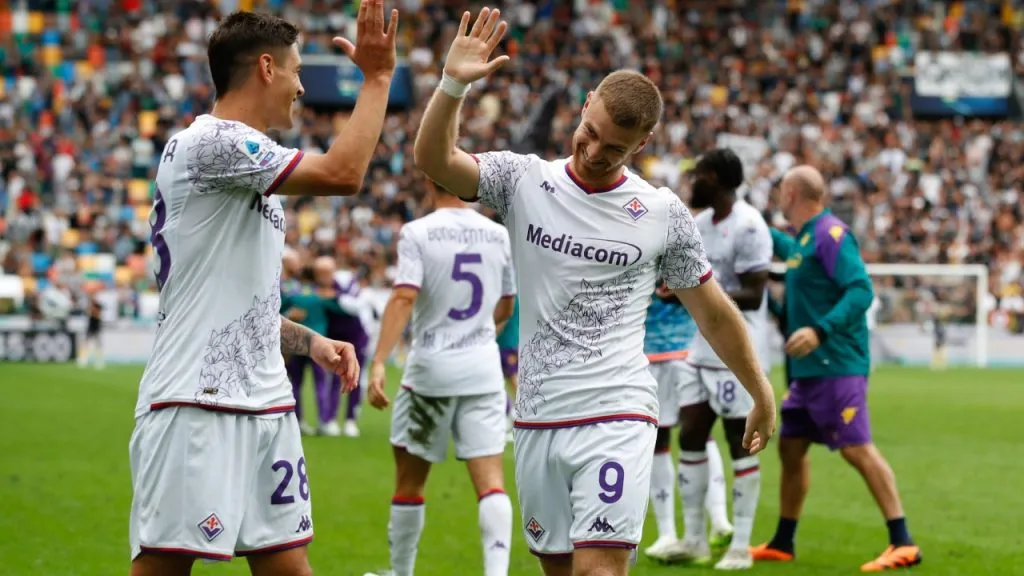 Lucas Beltrán viene de anotar con Fiorentina y quiere seguir de racha (Getty Images).