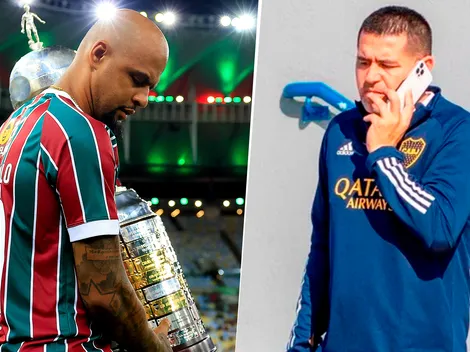 El mensaje de Riquelme a Felipe Melo tras la final de la Libertadores