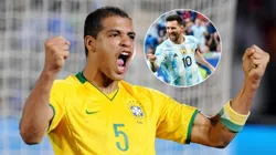 Felipe Melo y Lionel Messi.