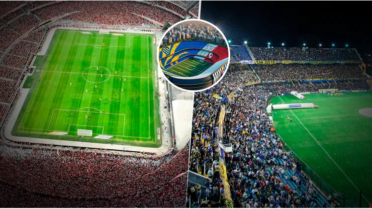 La Inteligencia Artificial mezcló los estadios de los dos equipos más importantes de Argentina.