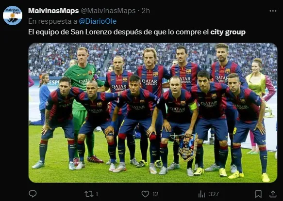 San Lorenzo comprado por el City Group… ¿Automáticamente se vuelve el Barcelona?