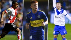 Tres de los jugadores más valiosos del momento en Argentina.
