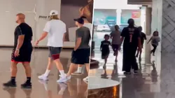 Filmaron a Haaland en un shopping de Arabia Saudita.