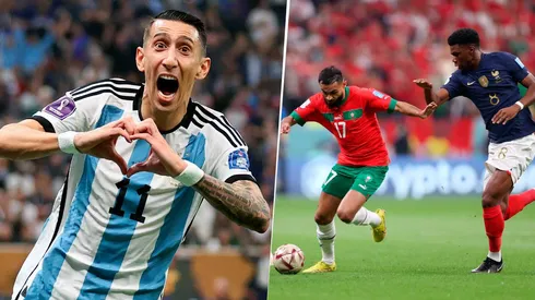 Sofiane Boufal fue clave para que Lionel Scaloni se decidiera a ubicar a Ángel Di María como extremo izquierdo en la Final de Argentina vs. Francia de Qatar 2022. Getty Images.