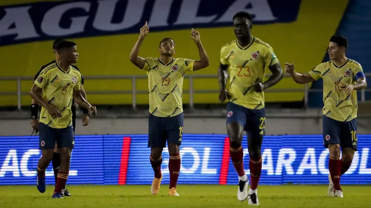 Luis Fernando Muriel en la Selección Colombia.