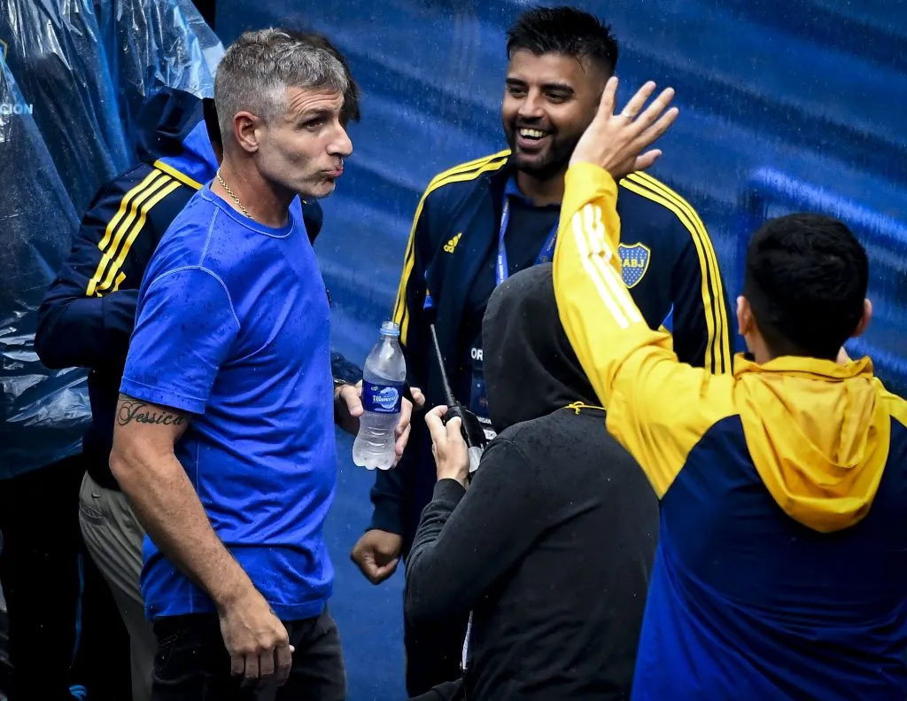 Martín Palermo estuvo presente en las elecciones de Boca. (Foto: Getty).