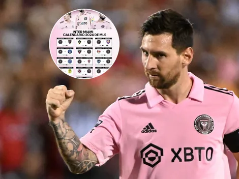 El fixture completo del Inter Miami de Messi para la MLS 2024