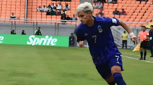 Ian Subiabre en la Selección Argentina.