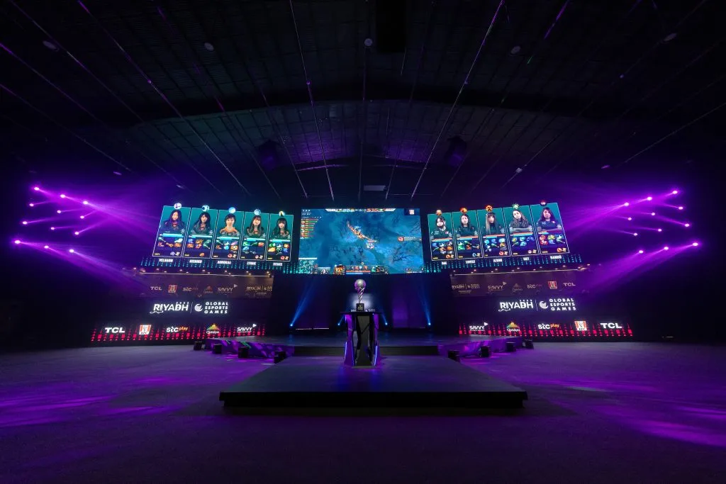 Argentina fue tercera en Dota2 Femenino, su única medalla en el Mundial. Credit: Andy Bate/GEF