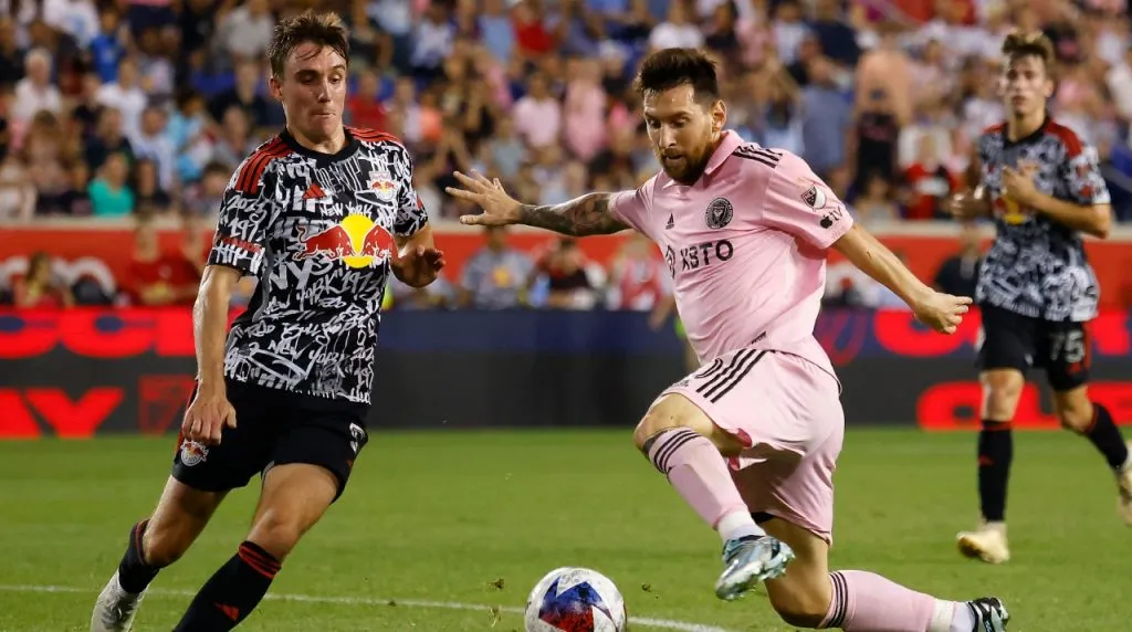 Messi marcó su único gol en la MLS 2023 vs New York Red Bulls. (Foto: Getty Images)